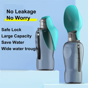 Portable Leakproof Dogs Water Bottle, Pet Foldable Water Despenser 800ml