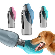 Portable Leakproof Dogs Water Bottle, Pet Foldable Water Despenser 800ml