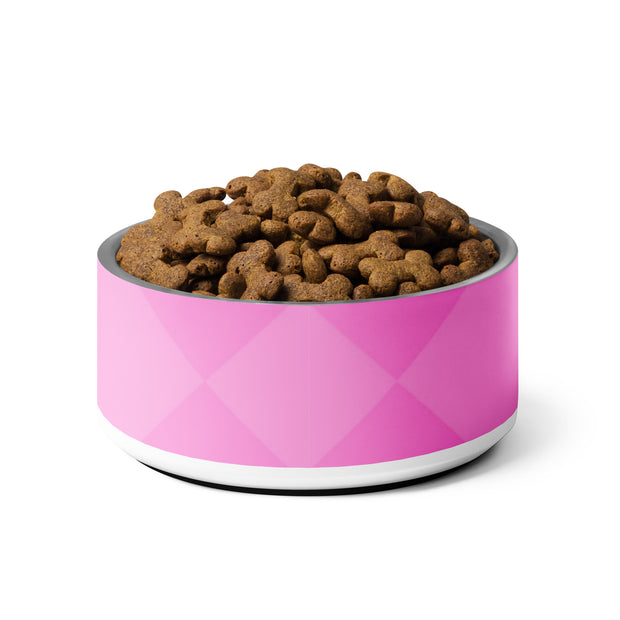 Pink Stainless Steel Pet bowl