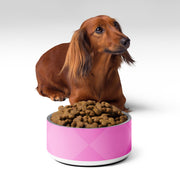 Pink Stainless Steel Pet bowl