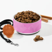 Pink Stainless Steel Pet bowl