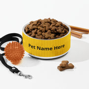 customized stainless steel pet bowl