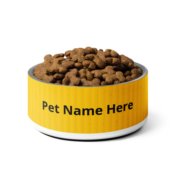 customized stainless steel pet bowl