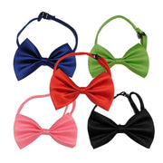 5 PCS ADJUSTABLE DOG BOW TIES (Random Color)