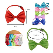 5 PCS ADJUSTABLE DOG BOW TIES (Random Color)