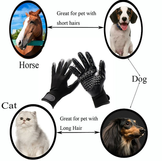 Pair Pet Grooming GlovesPair Pet Grooming Gloves