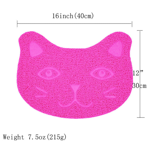 cat litter mat size