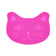 cat litter mat pink