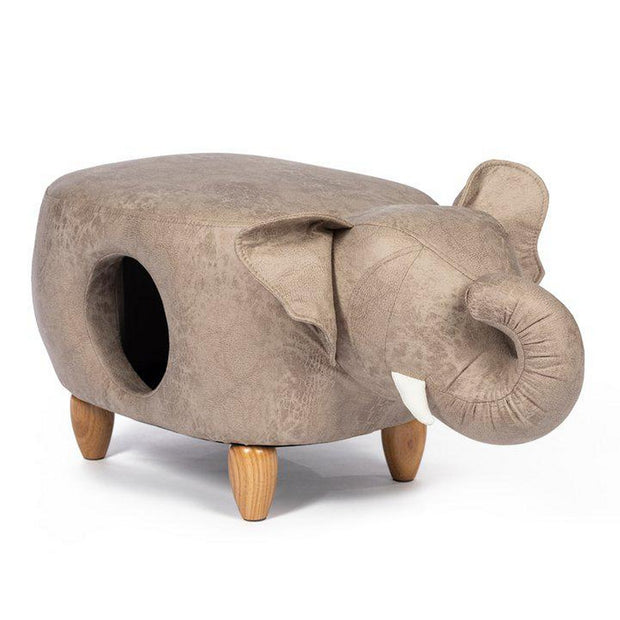 Elephant Ottoman Hideout for Cats and Small Dogs