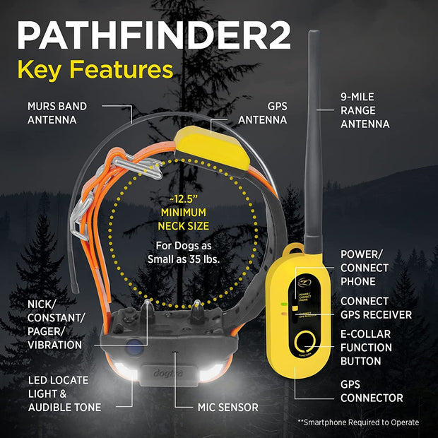 Dogtra Pathfinder2 GPS Dog Tracker & Training Collar