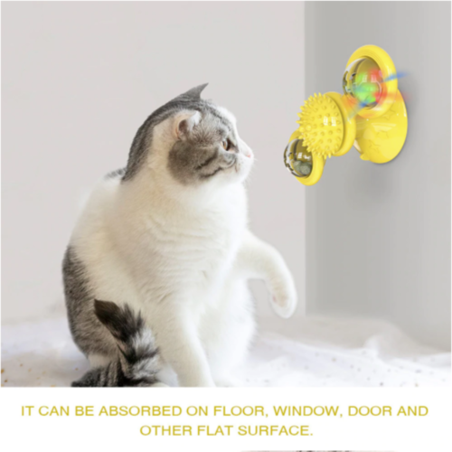 Cats Whirling LED Turntable Toy