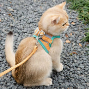 Adjustable Cat Harness and Leash Set 