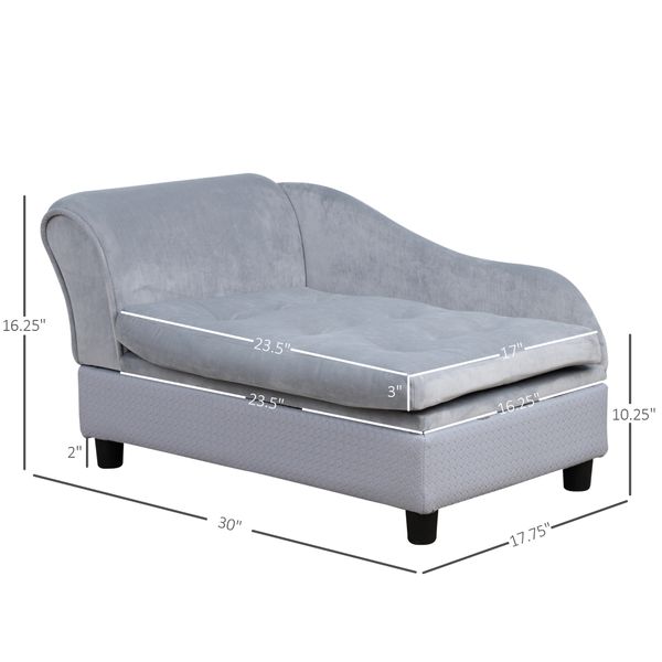 Pet Sofa Couch with Storage Function 