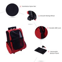 Pet Carrier Backpack with Rolling Wheel