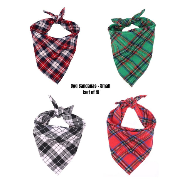 Dog Bandanas - Small (set of 4)