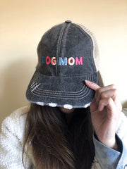Colorful Dog Mom Hat