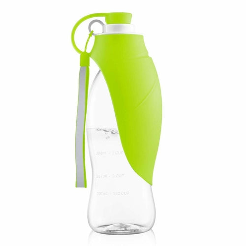 Flip-Up Leaf Portable Pet Water Bottle