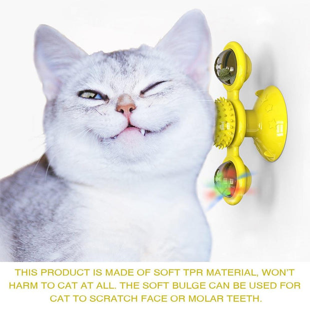 Cats Whirling LED Turntable Toy