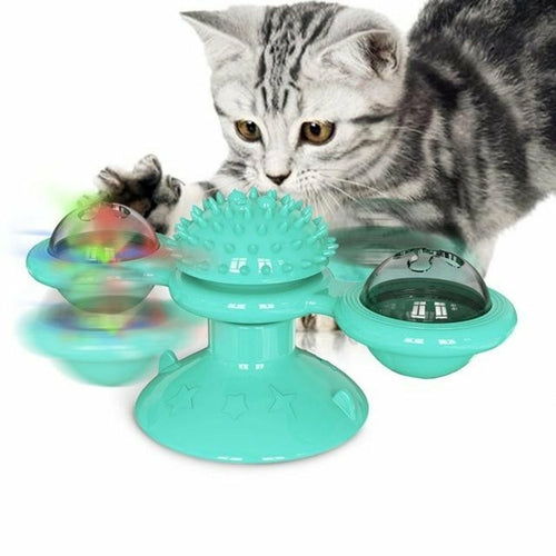Cats Whirling LED Turntable Toy