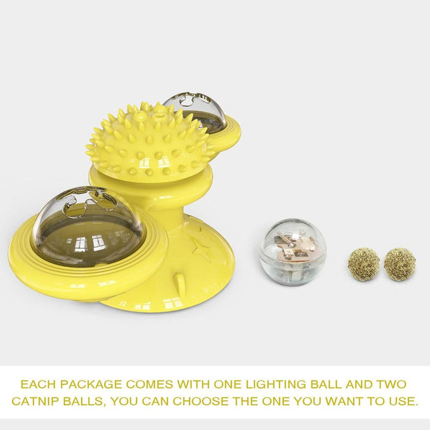 Cats Whirling LED Turntable Toy