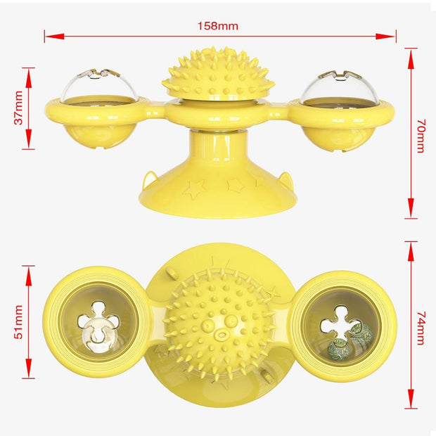 Cats Whirling LED Turntable Toy