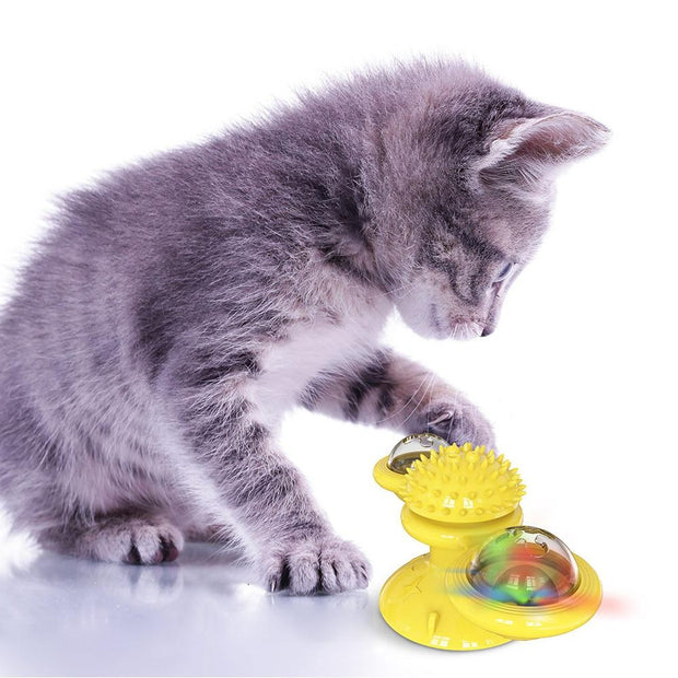 Cats Whirling LED Turntable Toy